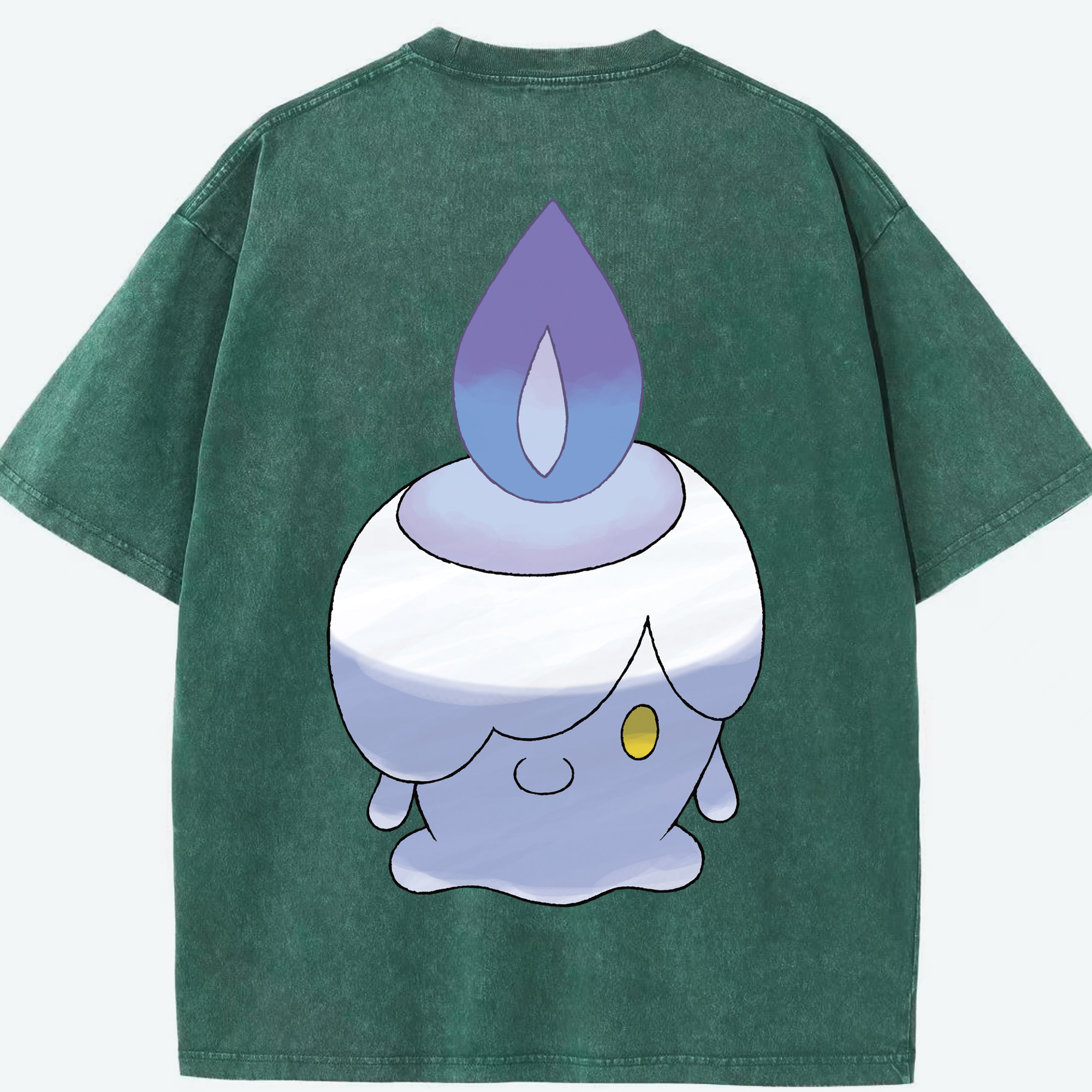 （画像用） ポケットモンスター Pokémon 綿100% ヴィンテージ風 半袖Tシャツ（背面プリント）